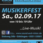 Jubiläumsfest am 02.09.2017 / 25 Jahre Sound and Vision