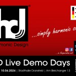 Harmonic Design Demo Days am 9.&10.4.2024 in der Stadthalle Dransfeld